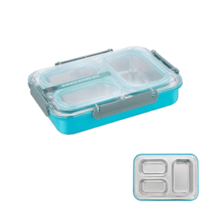 קופסת נירוסטה 3 תאים 1156