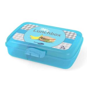 קופסת אוכל מחולקת בצבע כחול 2410