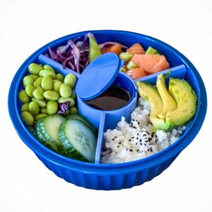 3 תאים Poke Bowl - Hawaii Blue 2915