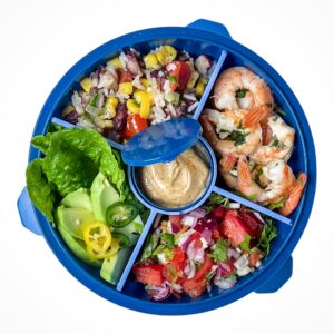 4 תאים Poke Bowl - Hawaii Blue 2919