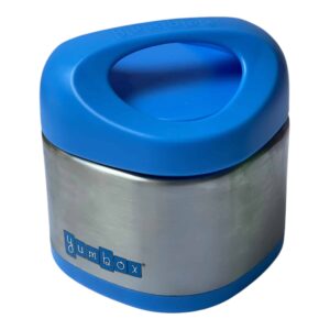 קופסת אוכל תרמית מנירוסטה יאמבוקס קיובי Yumbox Cubi 2968 Surf Blue