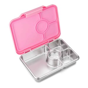 Yumbox Pret - Versailles Pink 2962 קופסת אוכל לילדים מנירוסטה ורוד קופסת אוכל מנירוסטה