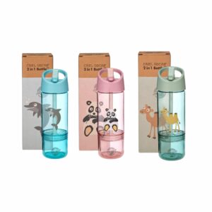 טו אין וואן - בקבוק שתיה לילדים 0.3 + 0.15 מ"ל - 2in 1 - בצבעי פסטל 99996223